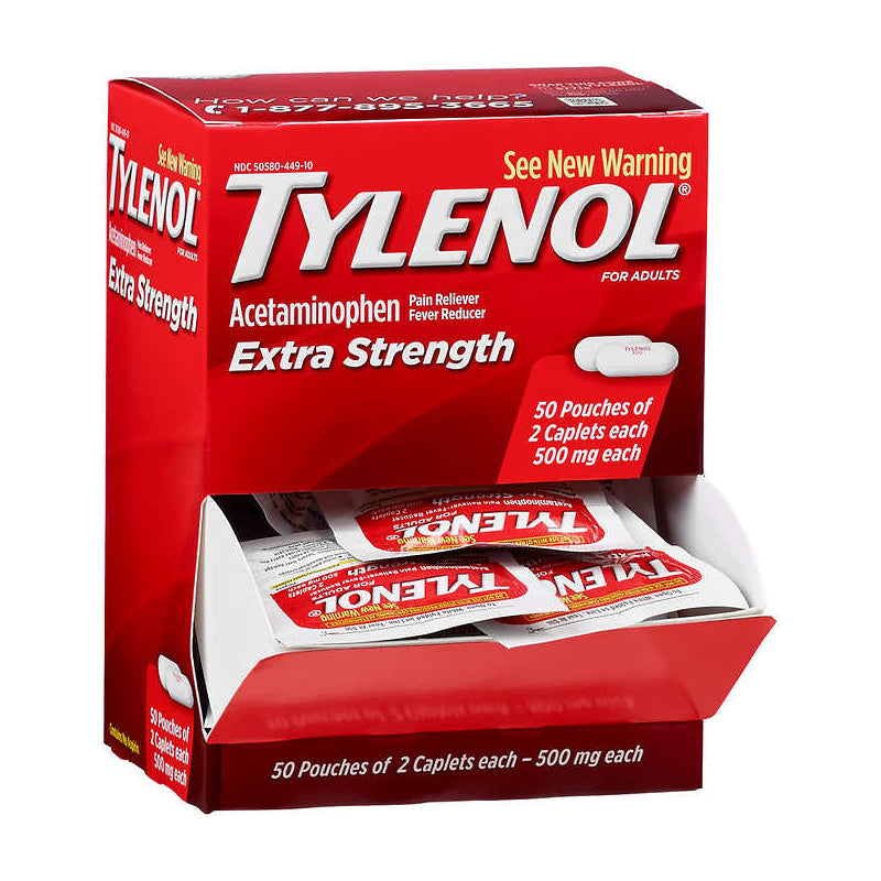 Tylenol E/S Disp/Pk 50 Cplt