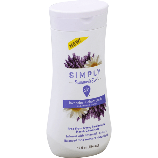 Summer's Eve Simply Lavender Chamomile Wash - 12oz