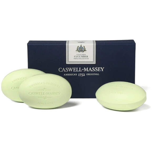 Caswell-Massey Centuries Bath Soap Set Box of Three 5.8 oz Bars Collection