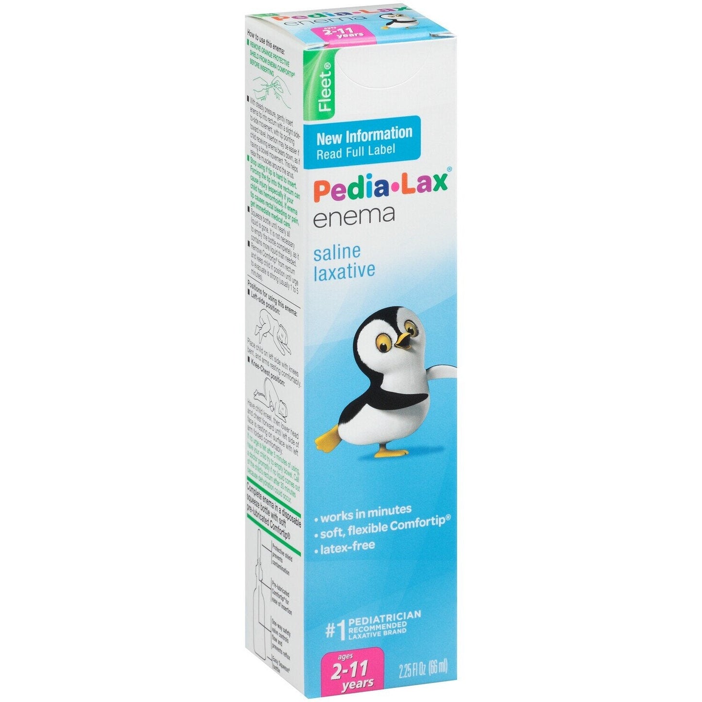 Pedia-Lax Fleet For Ages 2-11 Years Saline Laxative Enema