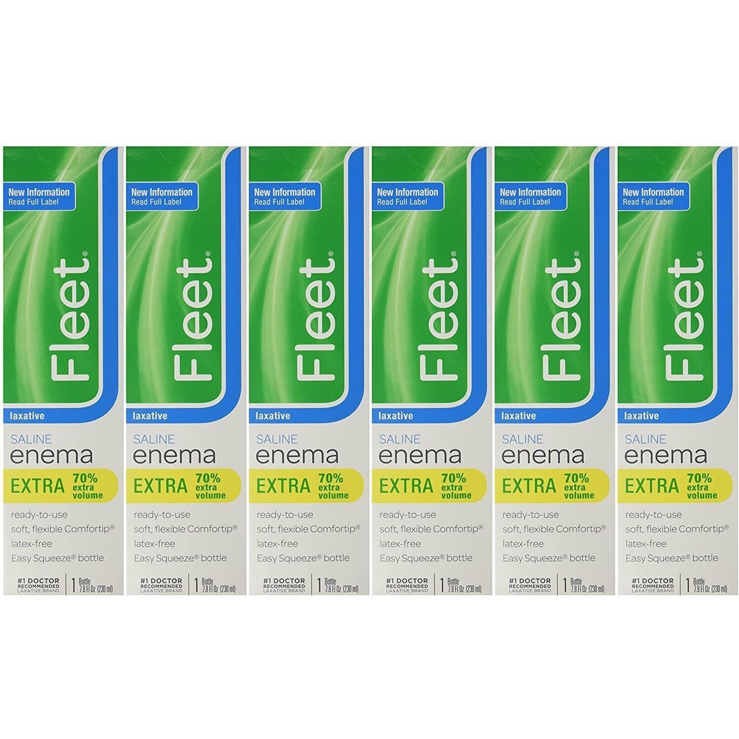 Fleet Laxative Saline Extra Enema For Adult Constipation, 7.8 Fl Oz, 1 Bottle