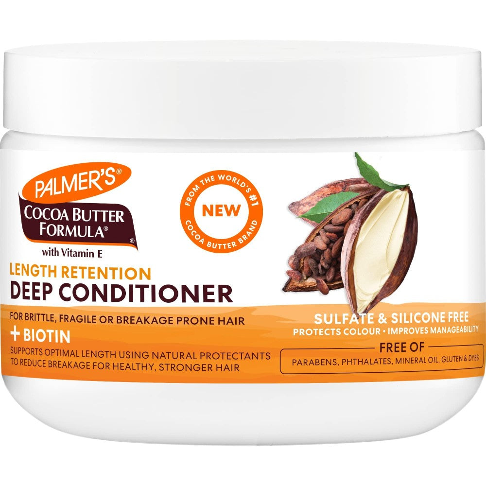 Palmer's Cocoa Butter & Biotin Length Retention Deep Conditioner, 12 Ounce