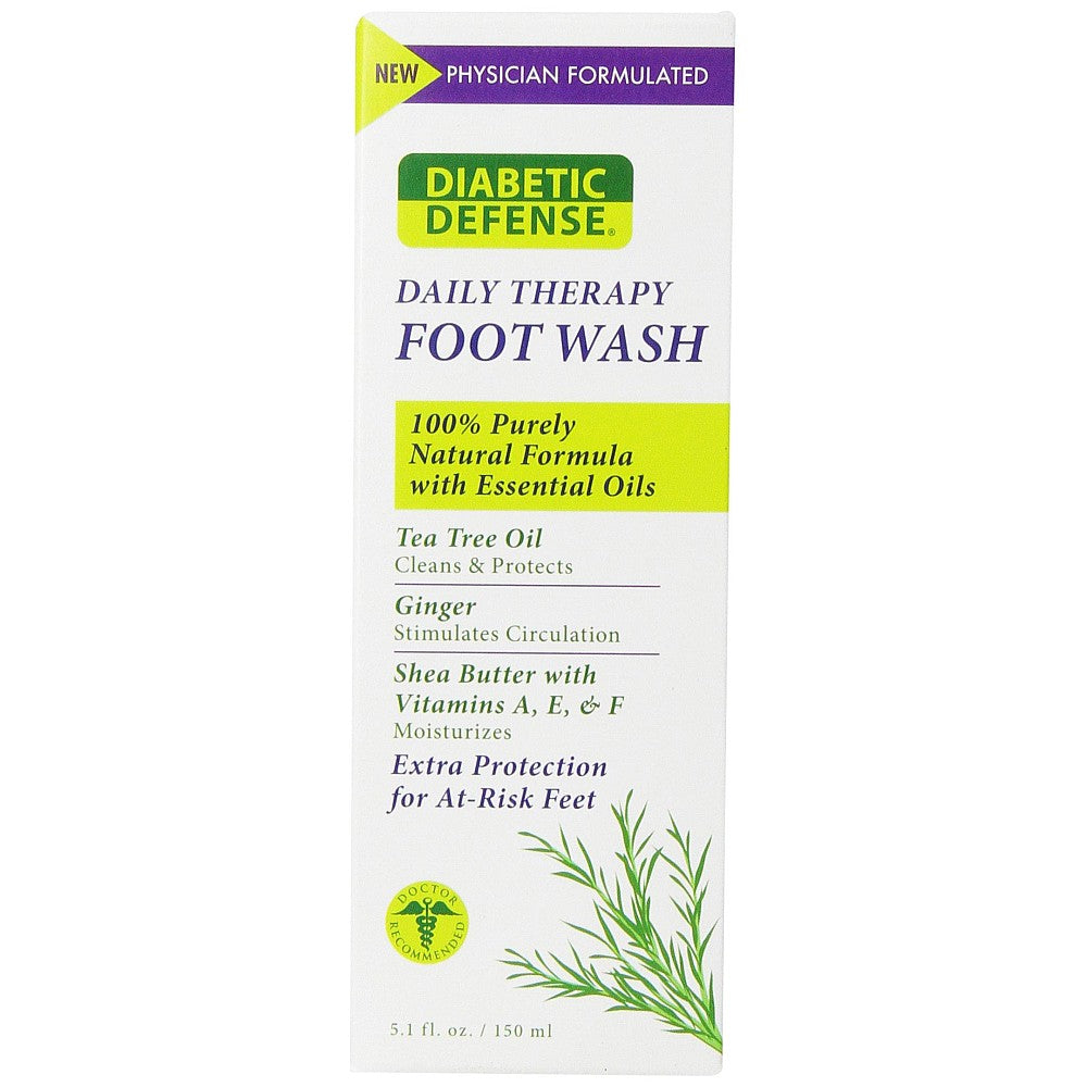Pedifix Diabetic Defense Daily Therapy Foot Wash, 5.1Oz