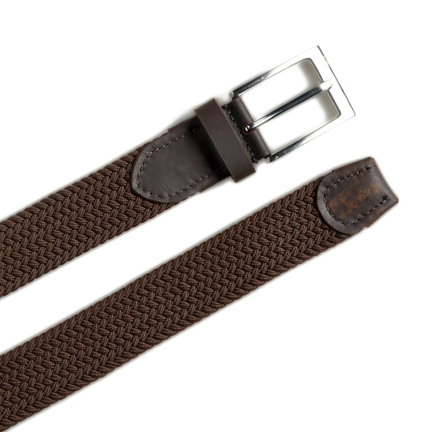 Braided Brown Canvas Belt - Osadia Concept Store
