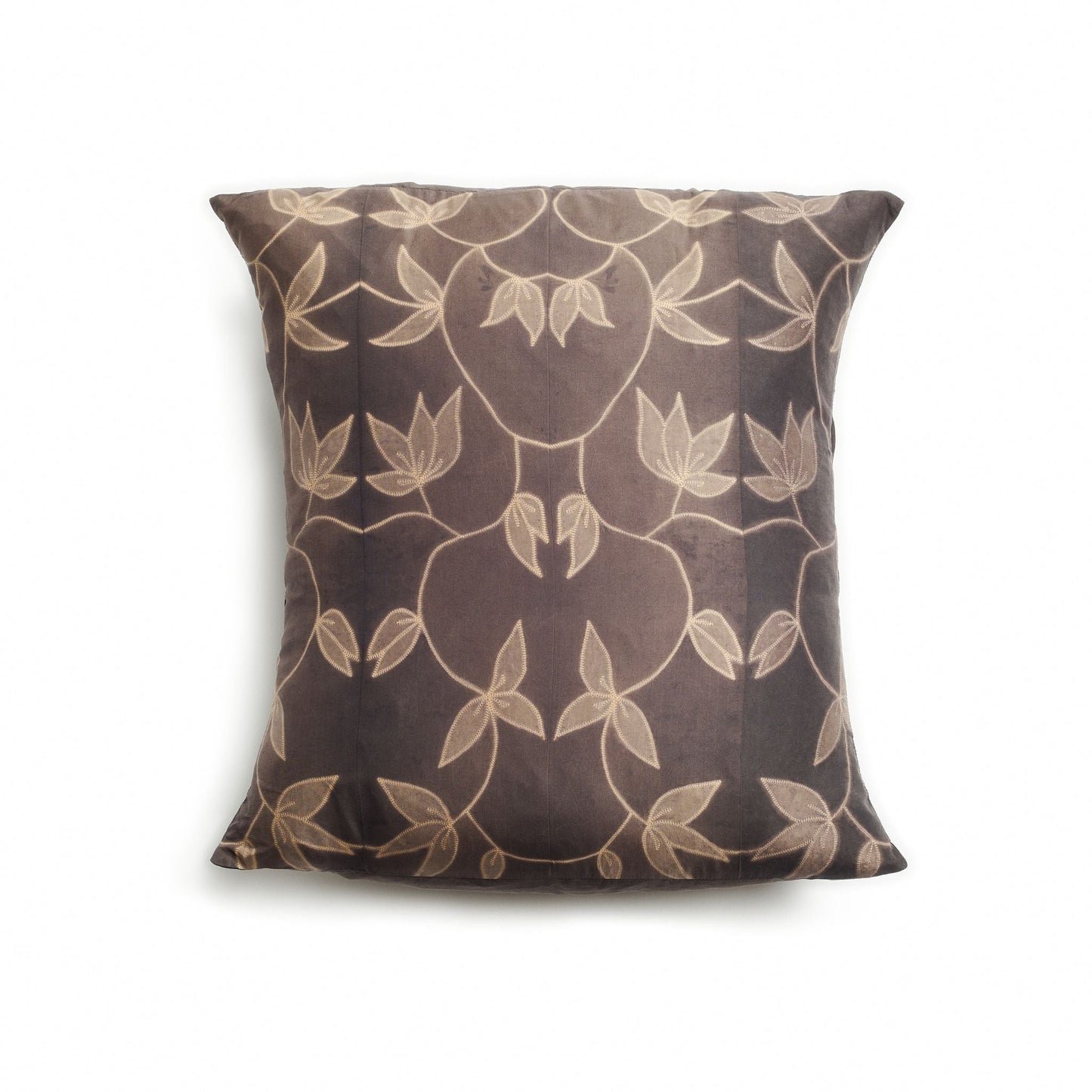 Folio Ebony Handcrafted Shibori Mulberry Silk Pillow