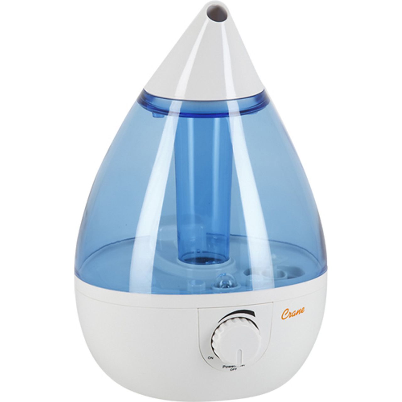 Crane Drop Ultrasonic Cool Mist Humidifier - Blue/White, 1 Gallon