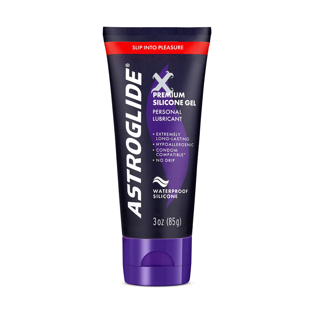 Astroglide X Gel, Premium Silicone Gel Personal Lubricant, Waterproof Lube, 3 Oz