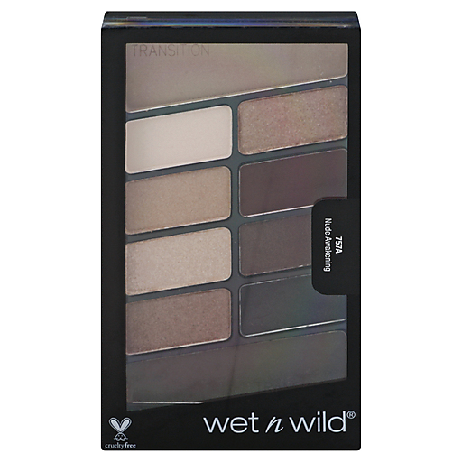 Wet N Wild Color Icon Eyeshadow 10 Pan Palette, Nude Awakening