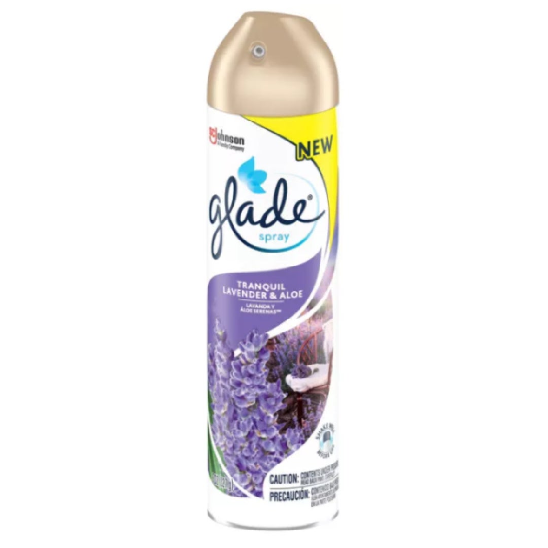 Glade Air Freshener Room Spray Tranquil Lavender & Aloe 8 Oz