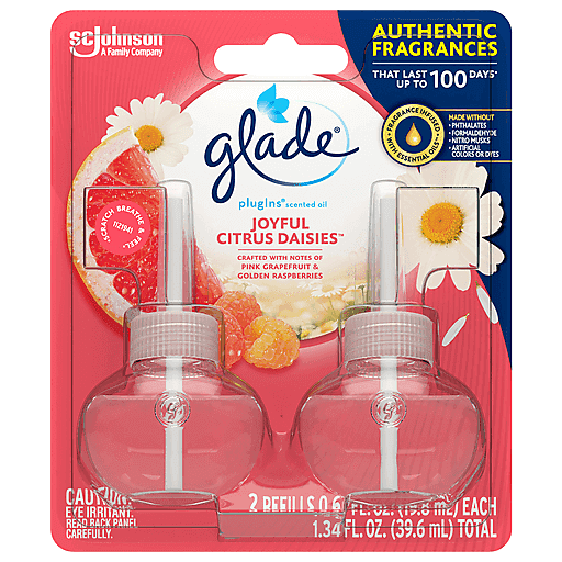 Glade Scented Oil Refills, Joyful Citrus & Daisies