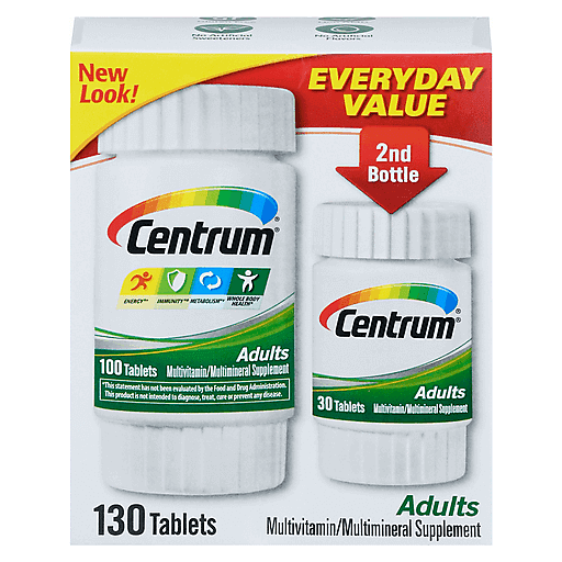 Centrum Adult Multivitamin And Multimineral Supplement Tablets