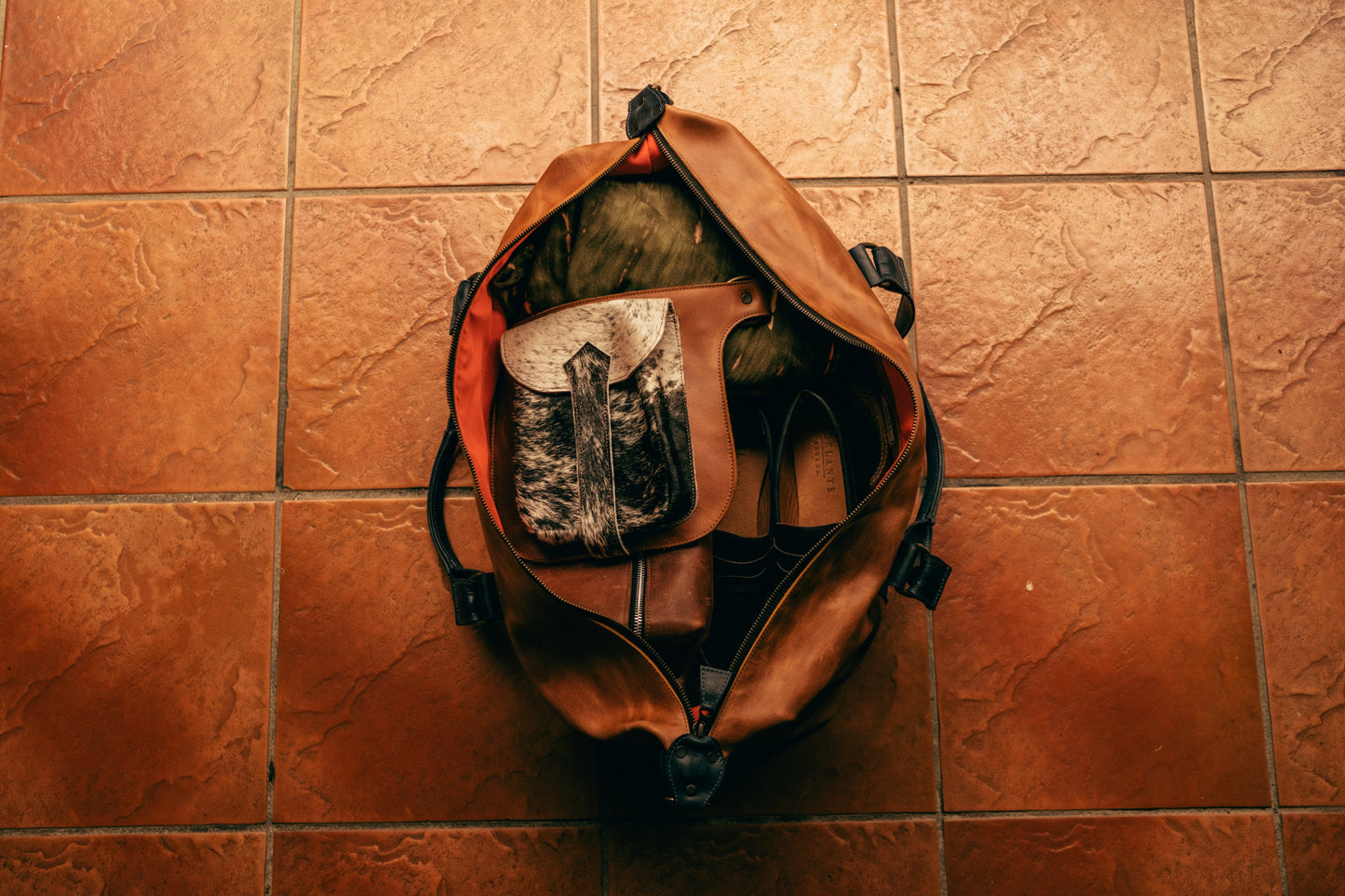 Leather Duffel - Hair on Hide and Lebowski