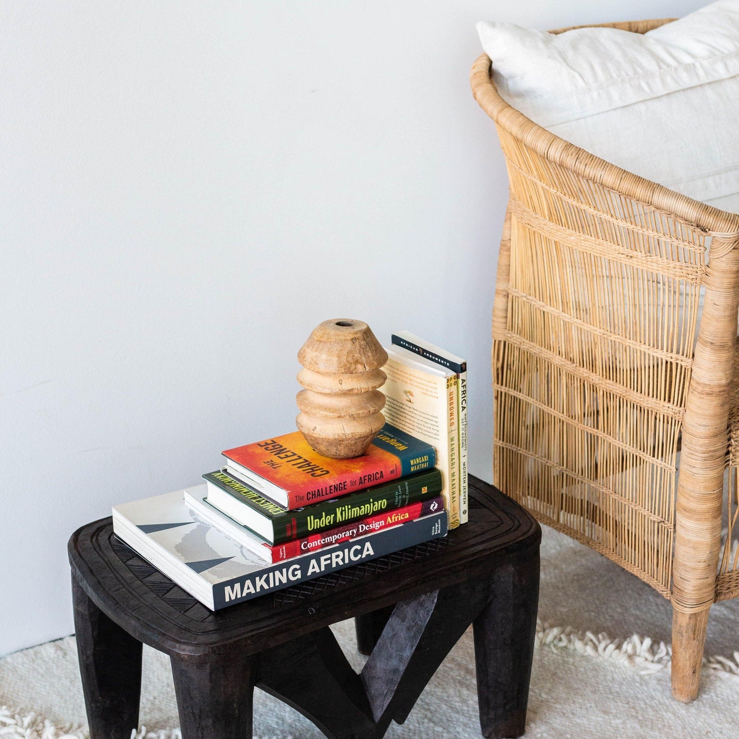 Tuareg Natural Petrified Wood Pulley