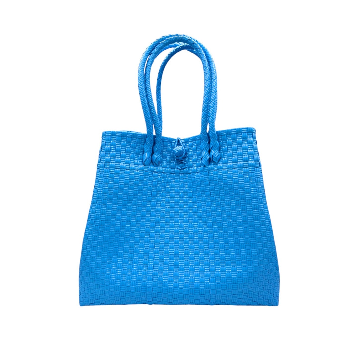 The Maxi Piper Handwoven Tote •Recycled Plastic