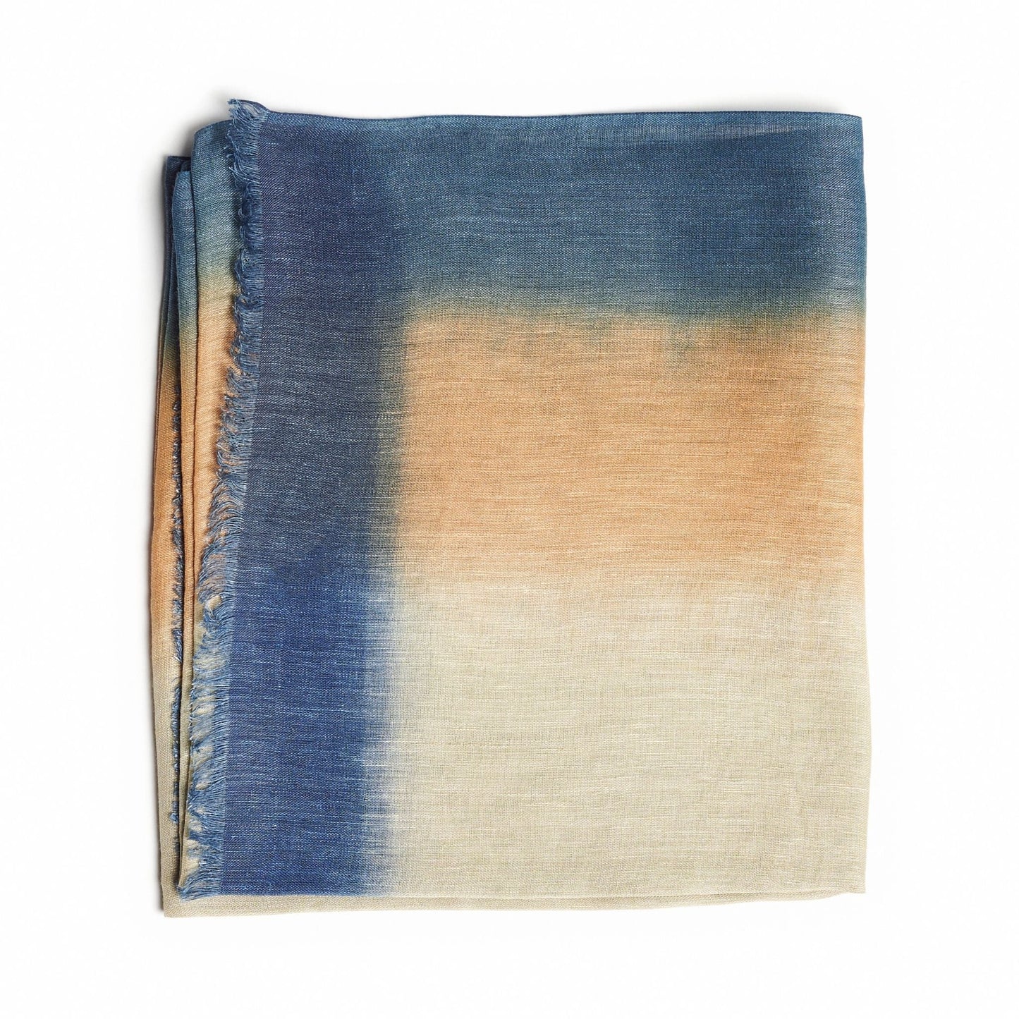 Oceana Beige Soft Linen Silk Handloom Scarf