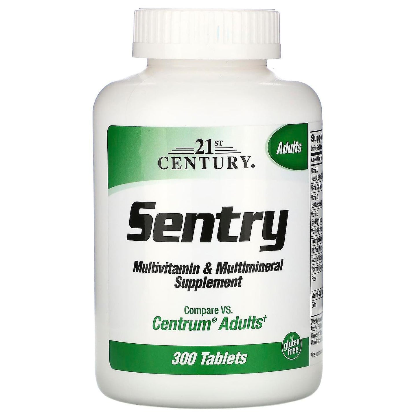 21st Century Sentry, Adults Multivitamin & Multimineral Supplement