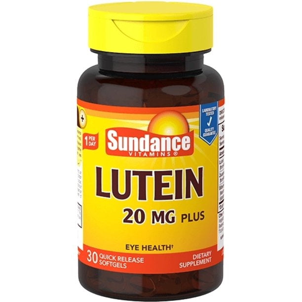 Sundance Vitamins Lutein 20 Mg Plus - 30 Softgels