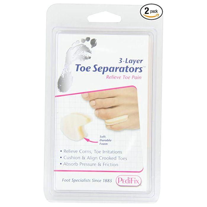 PediFix 3-Layer Toe Separators 6 count