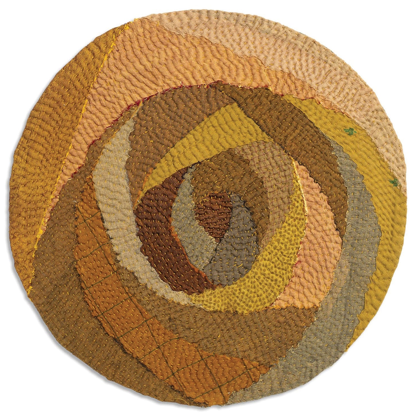S/2 Umber Fray Patch Rose Placemat