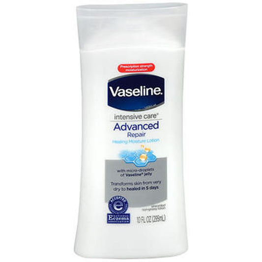 Vaseline Intensive Care Advanced Repair Fragrance Free Lotion 10 Fl. Oz. Squeeze Bottle