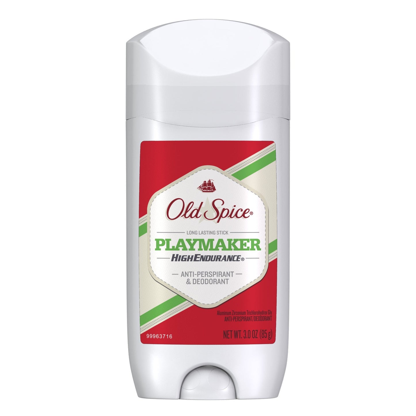 Old Spice High Endurance Invisible Solid Antiperspirant Deodorant Playmaker Scent 3 Ounce