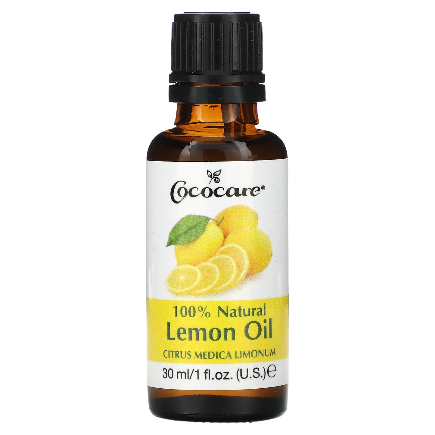 Cococare 100% Natural Lemon Oil 1 Fl Oz (30 Ml)