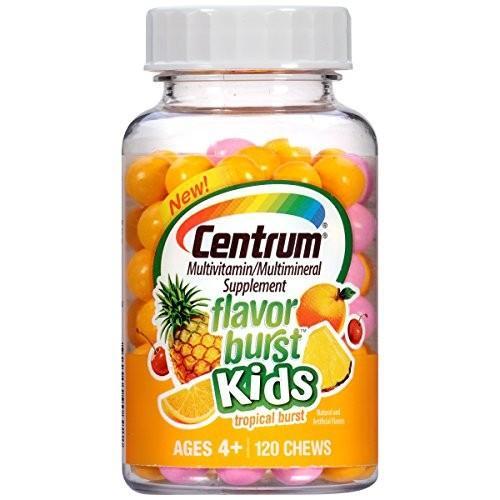 Centrum Flavor Burst Kids Tropical Multivitamin Chewable