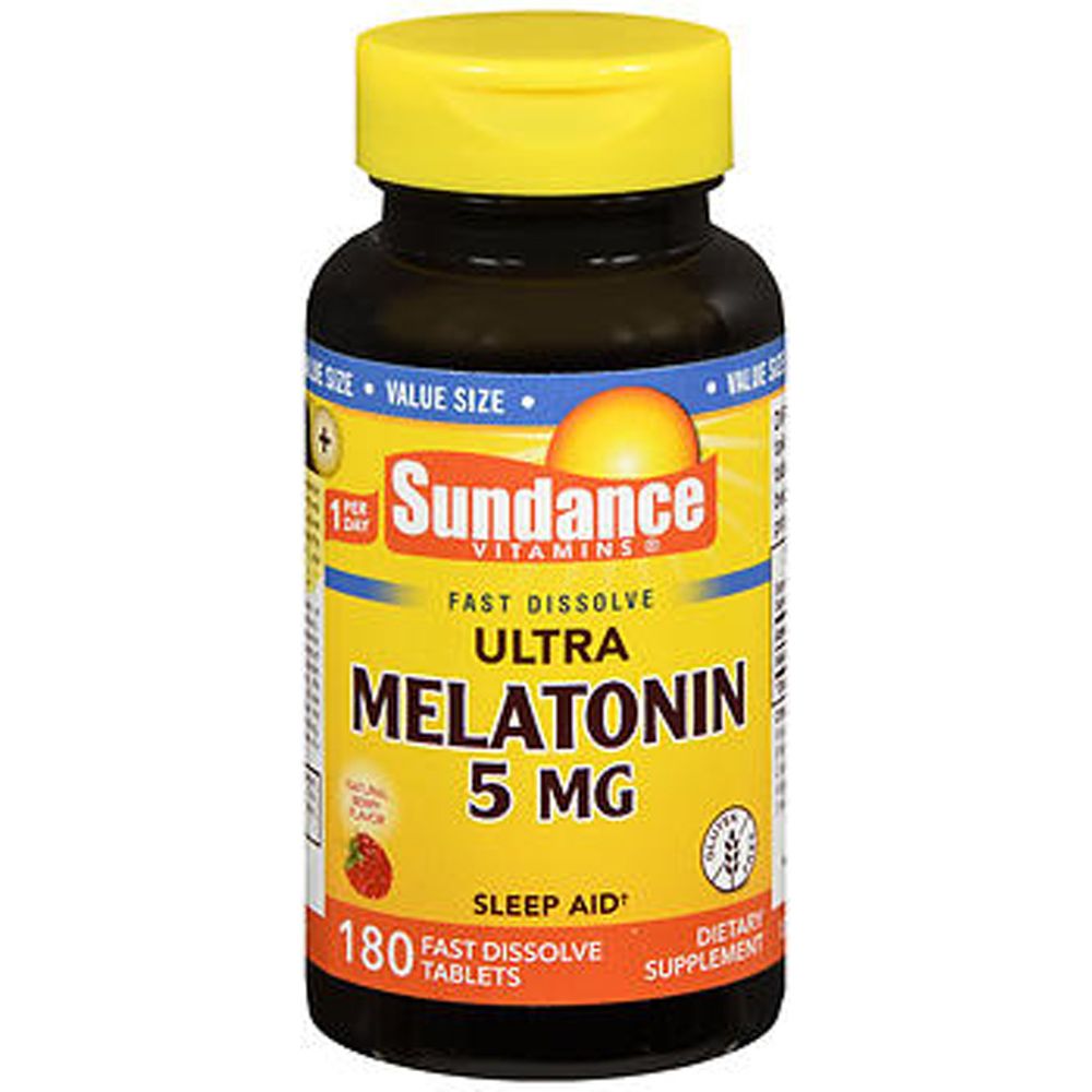 Sundance Ultra Melatonin 5 Mg Fast Dissolve - 180 Tablets