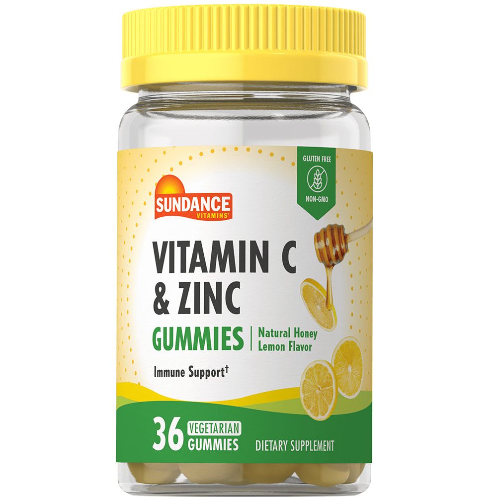 Sundance Vitamins Vitamin C And Zinc Vegetarian Gummies