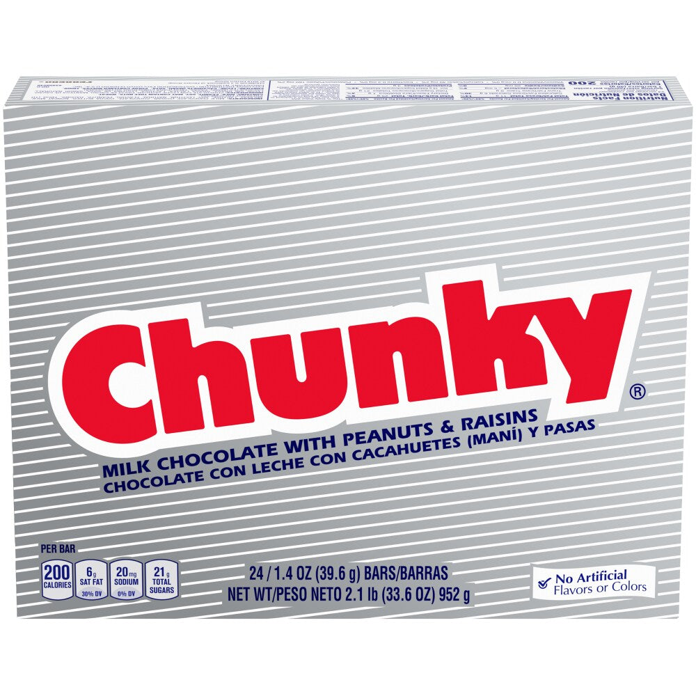 Chunky Candy Bars 24-1.4 Oz. Wrappers