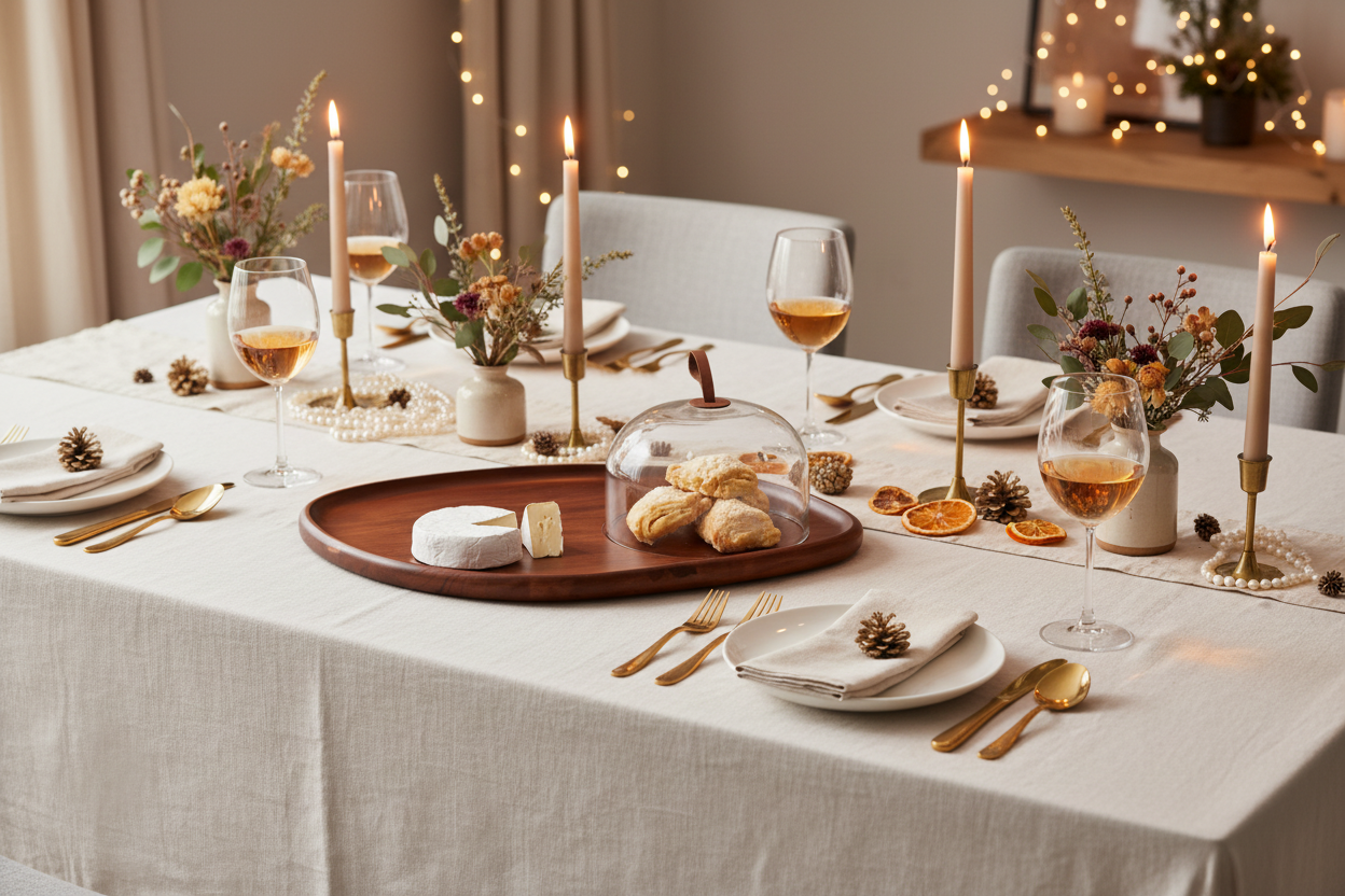 Talo Acacia Cheese Cloche, Walnut