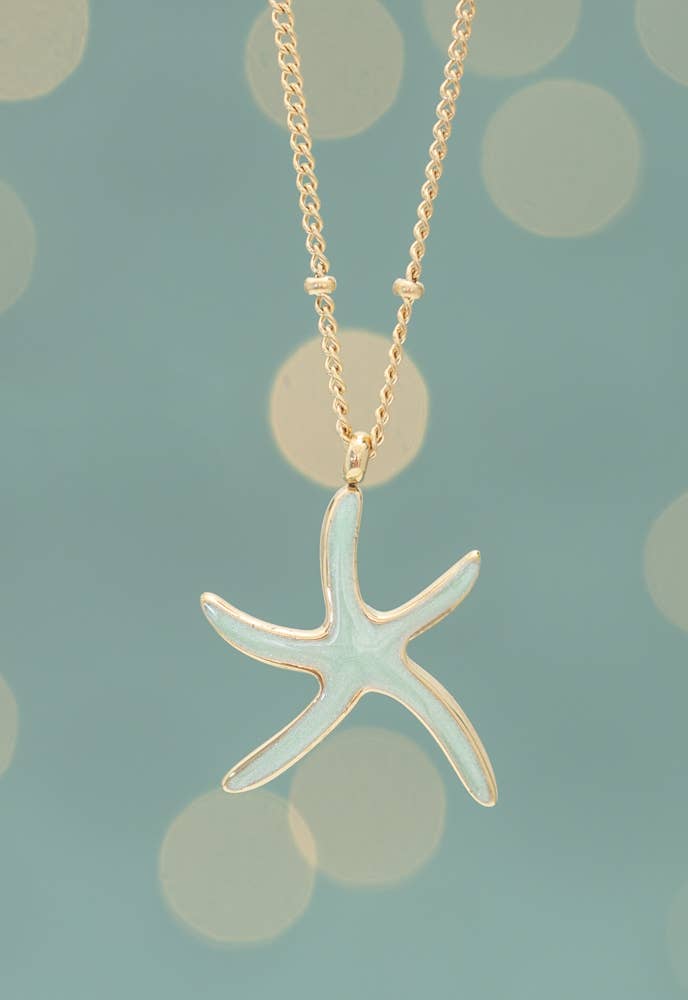 Starfish Hope Necklace in Gold