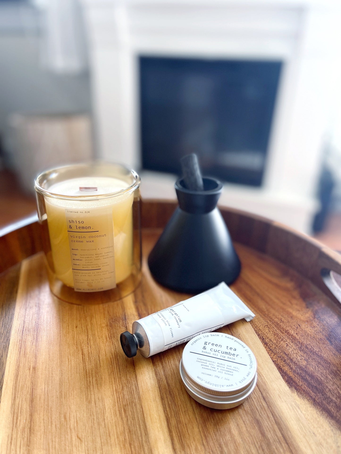 VELLA CHARCOAL WAND DIFFUSER SET