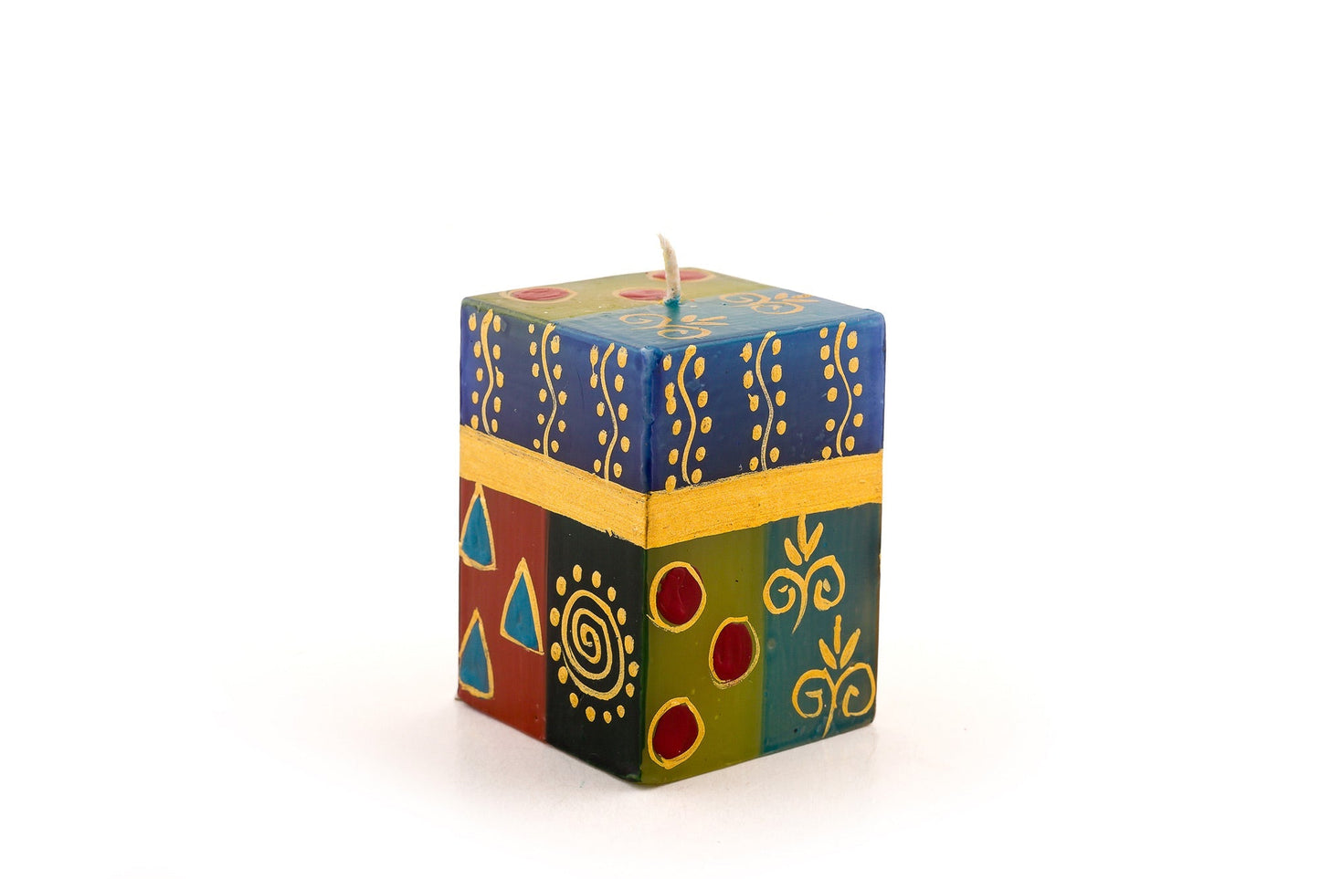 African Mineral Painted Candles