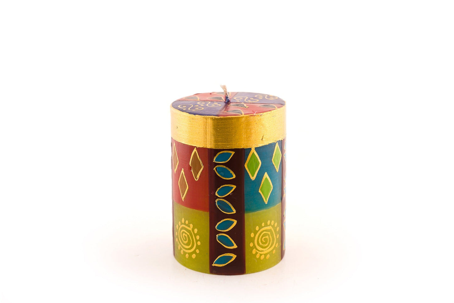African Mineral Painted Candles