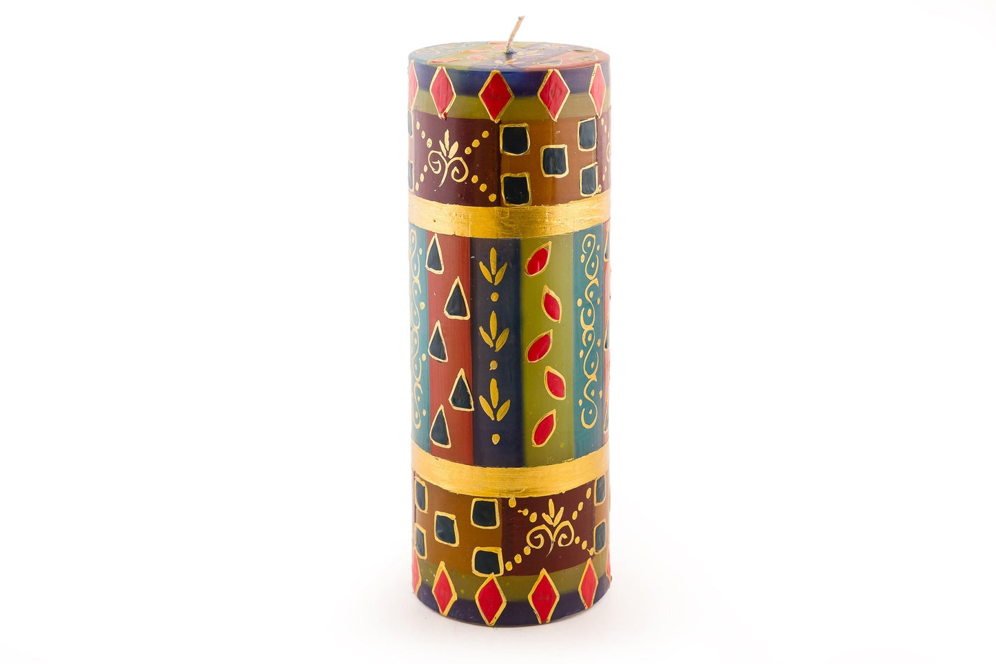 African Mineral Painted Candles