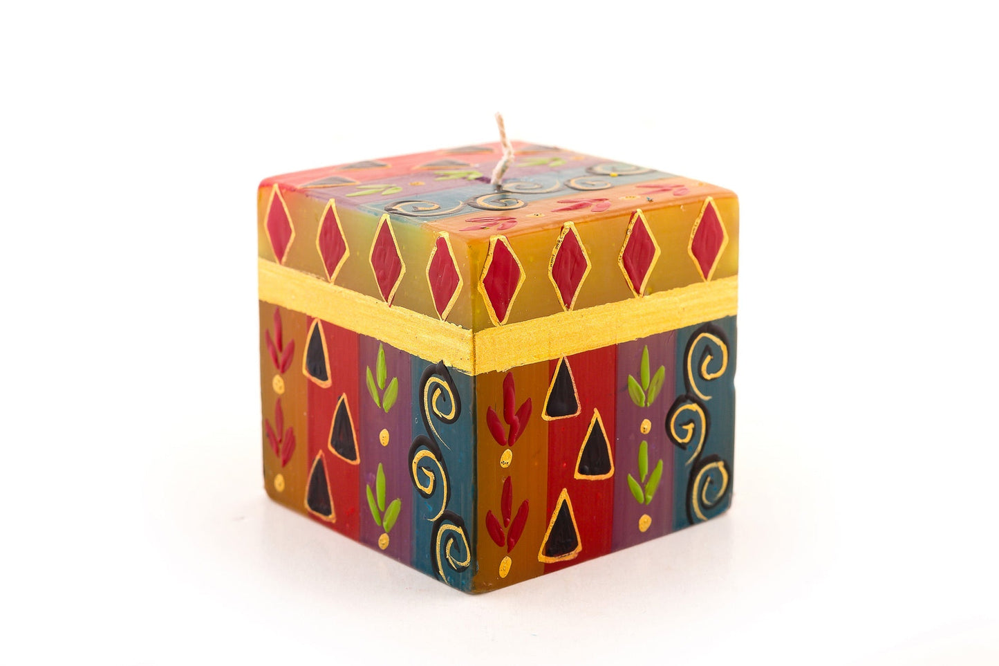 African Mineral Painted Candles