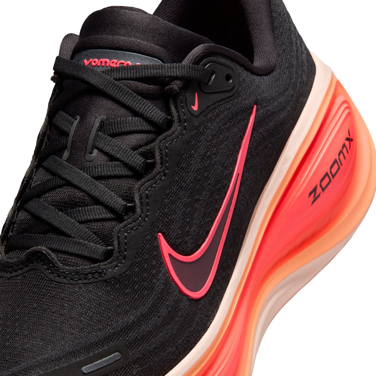 Nike Womens Vomero Plus - Black/Hot Lava