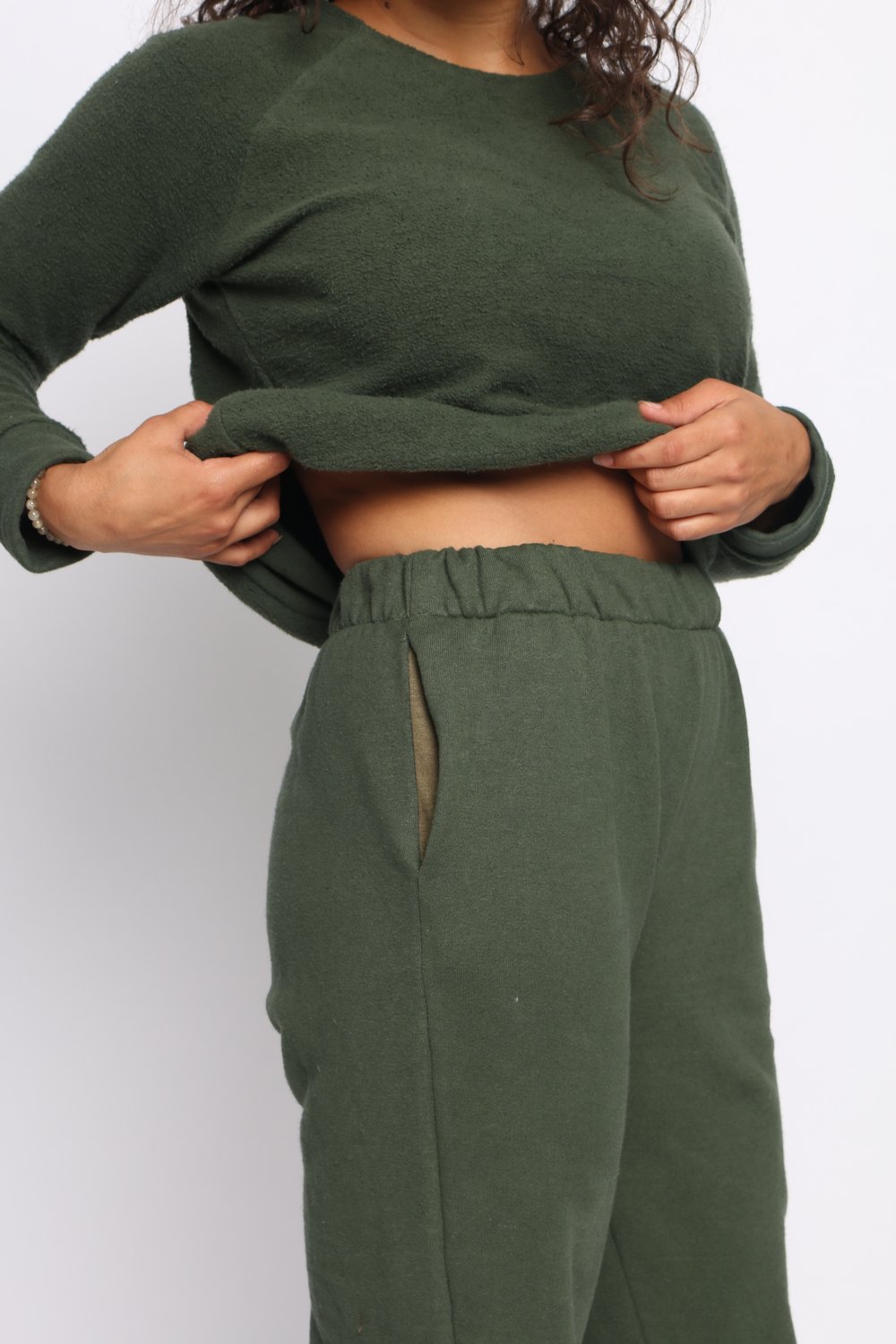 Joggers in Forest
