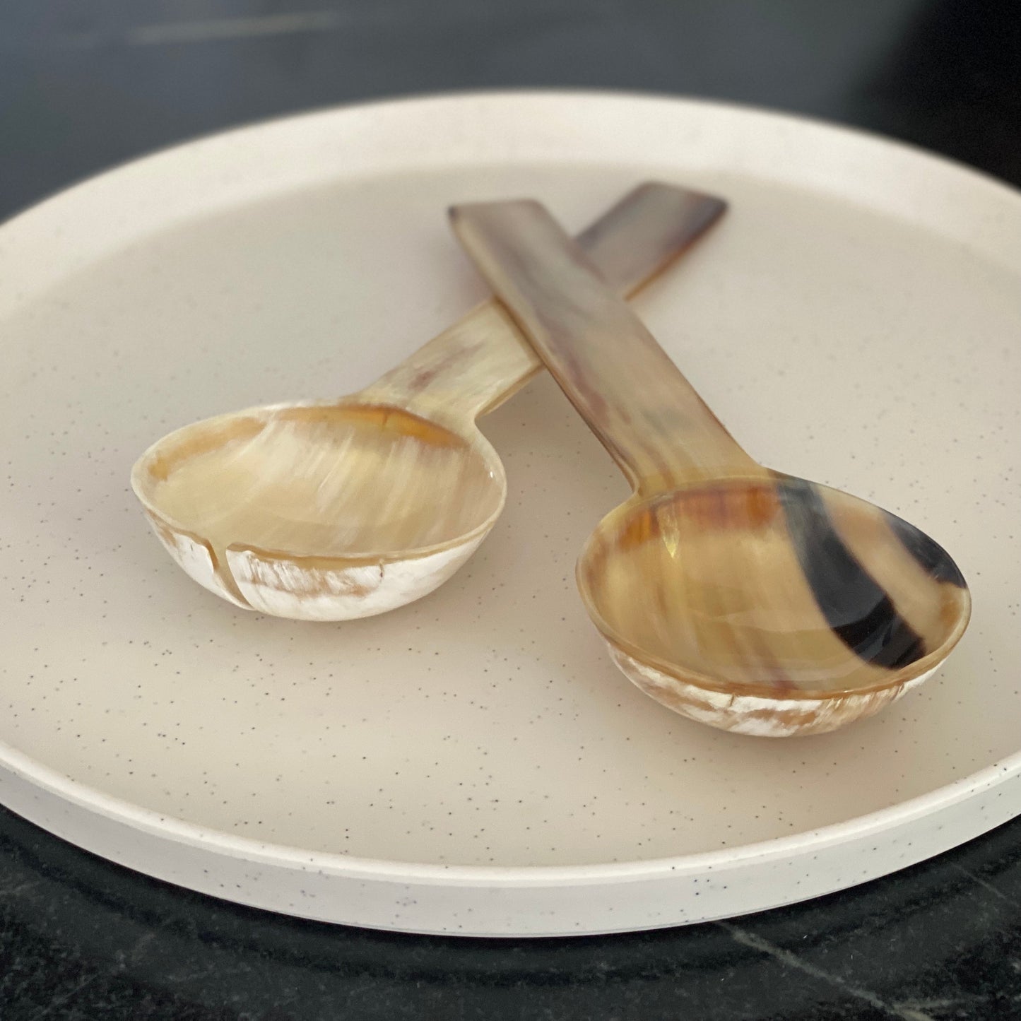 Ankole Horn Salad Serving Set