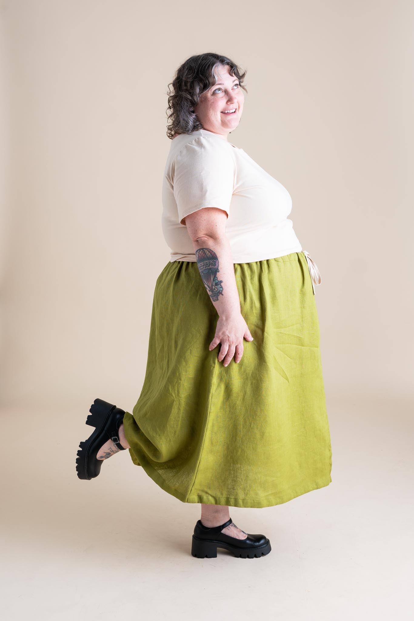 Esme Skirt in Avocado