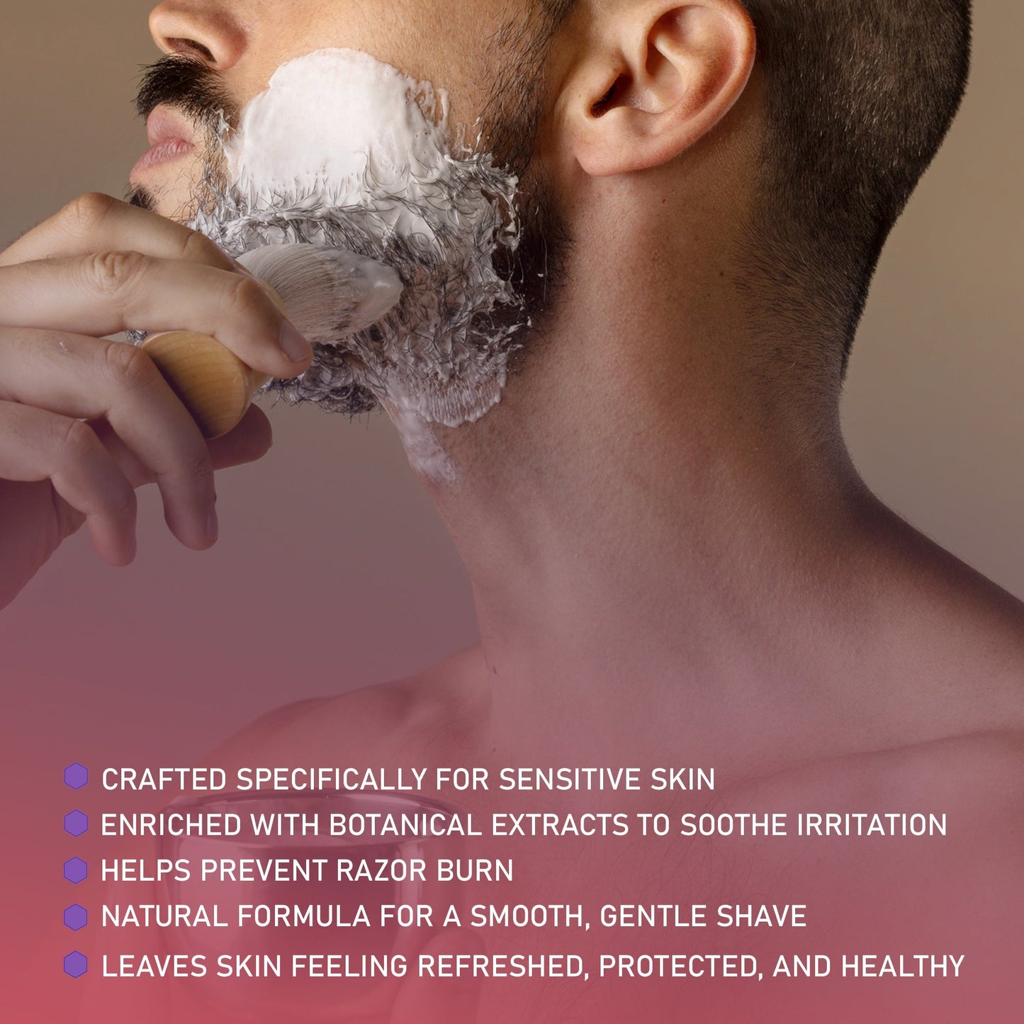 WhollyKaw Warrior Kingdom Luxury Shaving Cream - Peppermint Eucalyptus