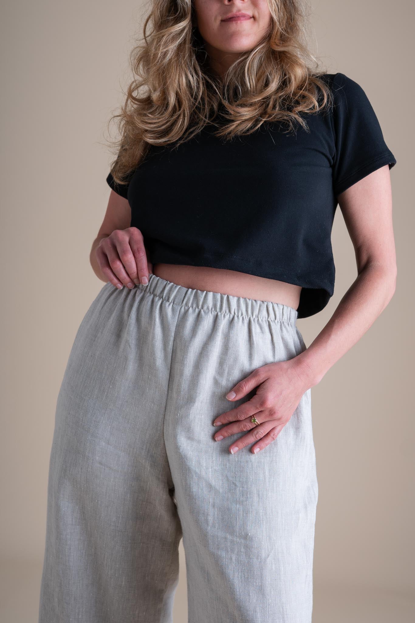 Elaina Pants in Sand Dollar