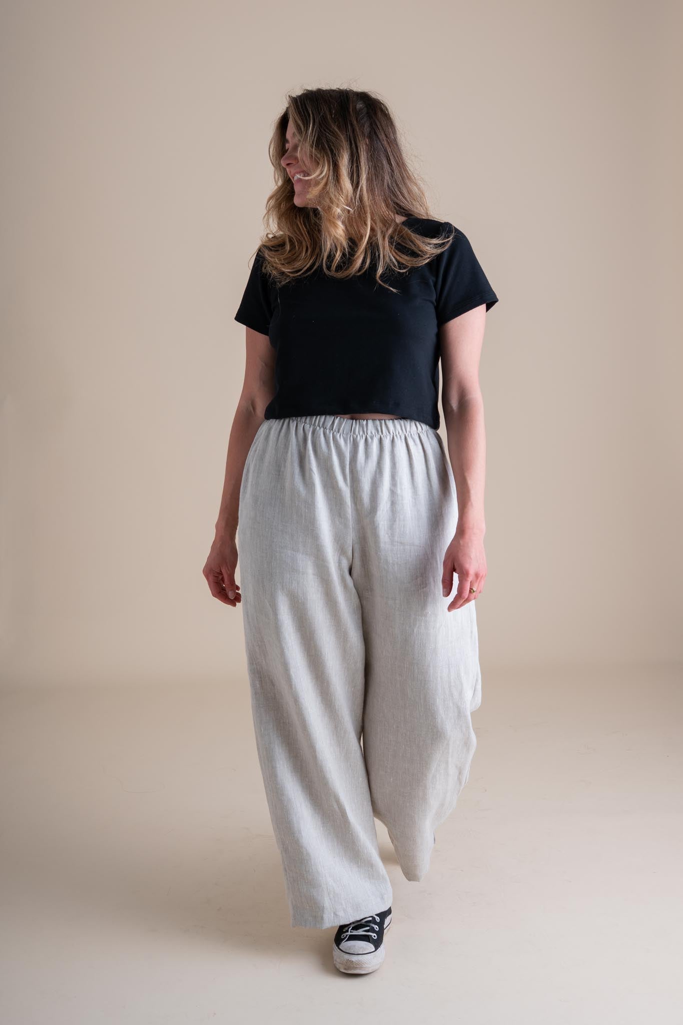 Elaina Pants in Sand Dollar