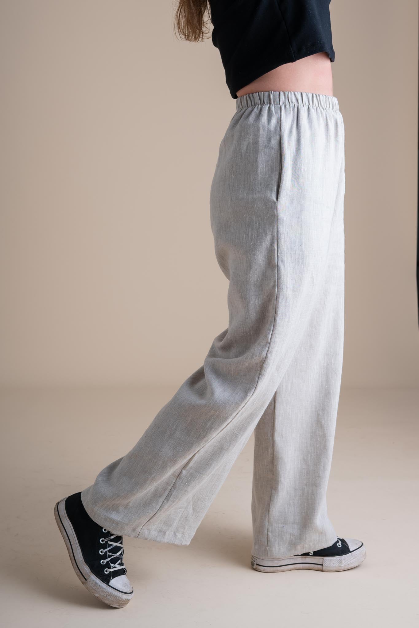 Elaina Pants in Sand Dollar