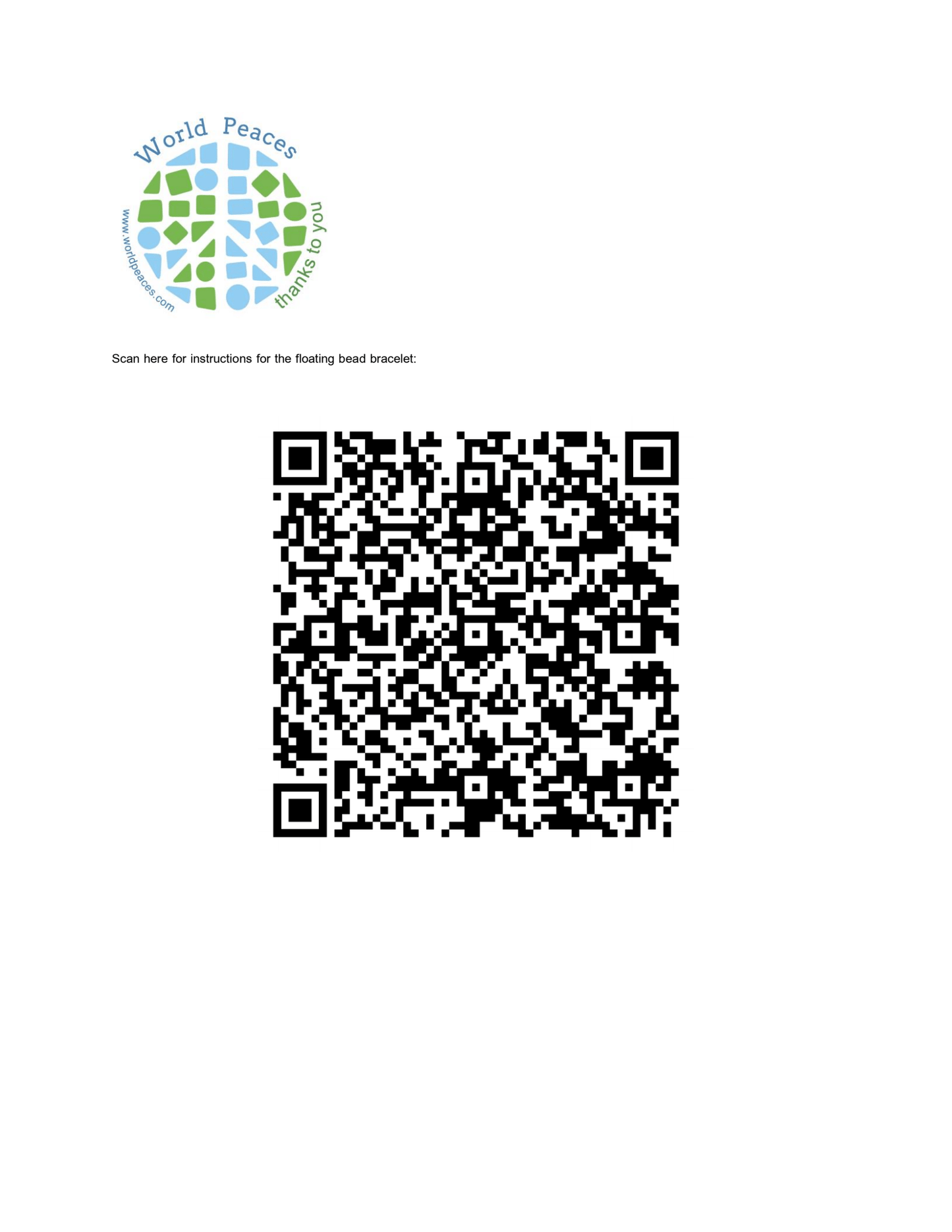 Floating Glass Bead Bracelet DIY Kit