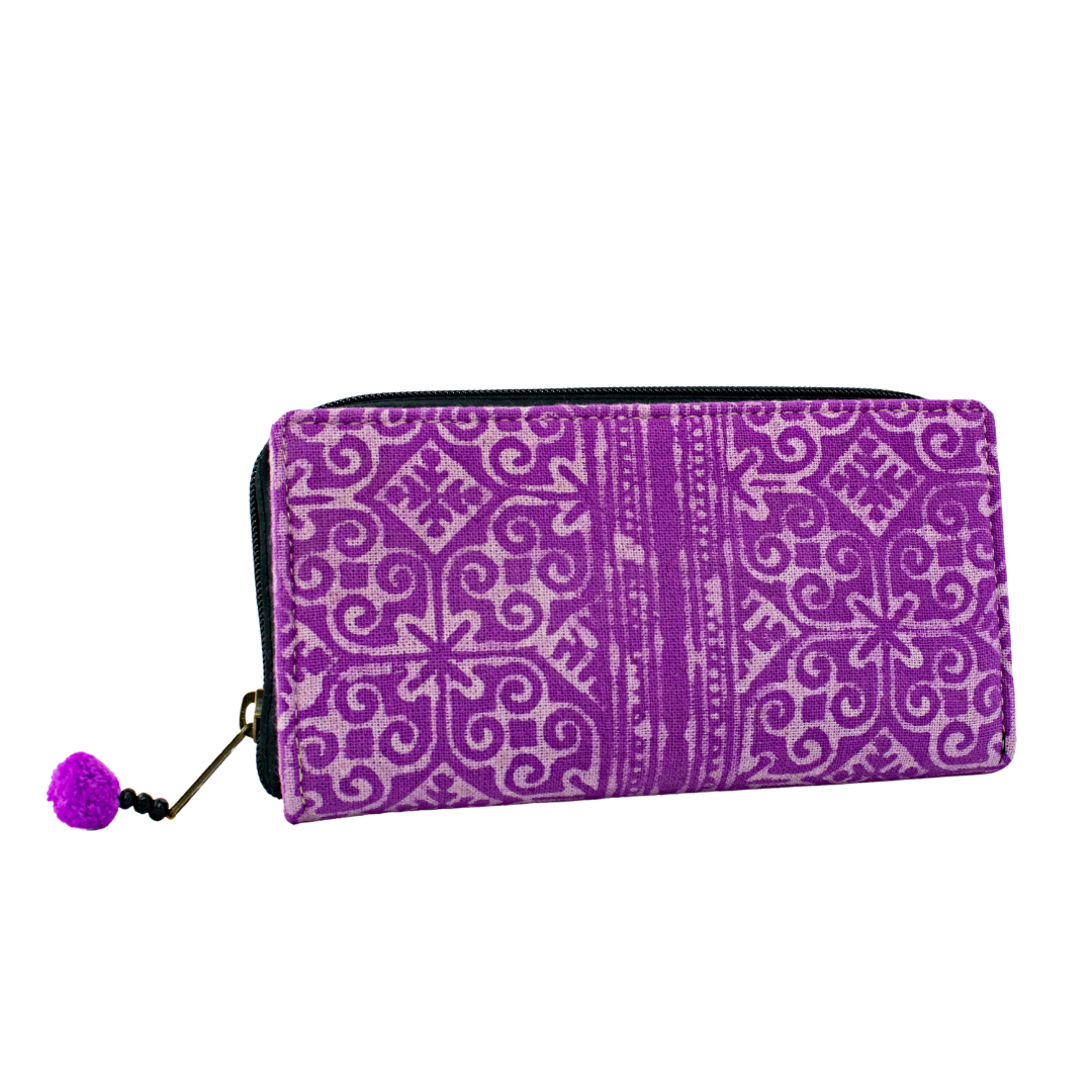 Handmade Oasis Batik Wallet - Thailand
