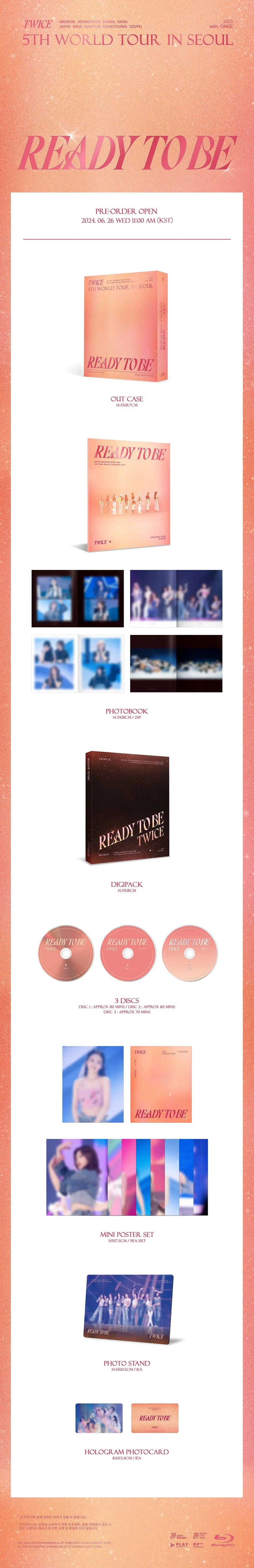 Twice - Ready To Be 5th World Tour In Seoul (Blu-Ray)