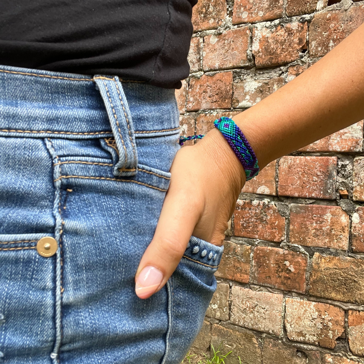 Friendship Woven Boho String Bracelet (4 Sizes) - Mexico