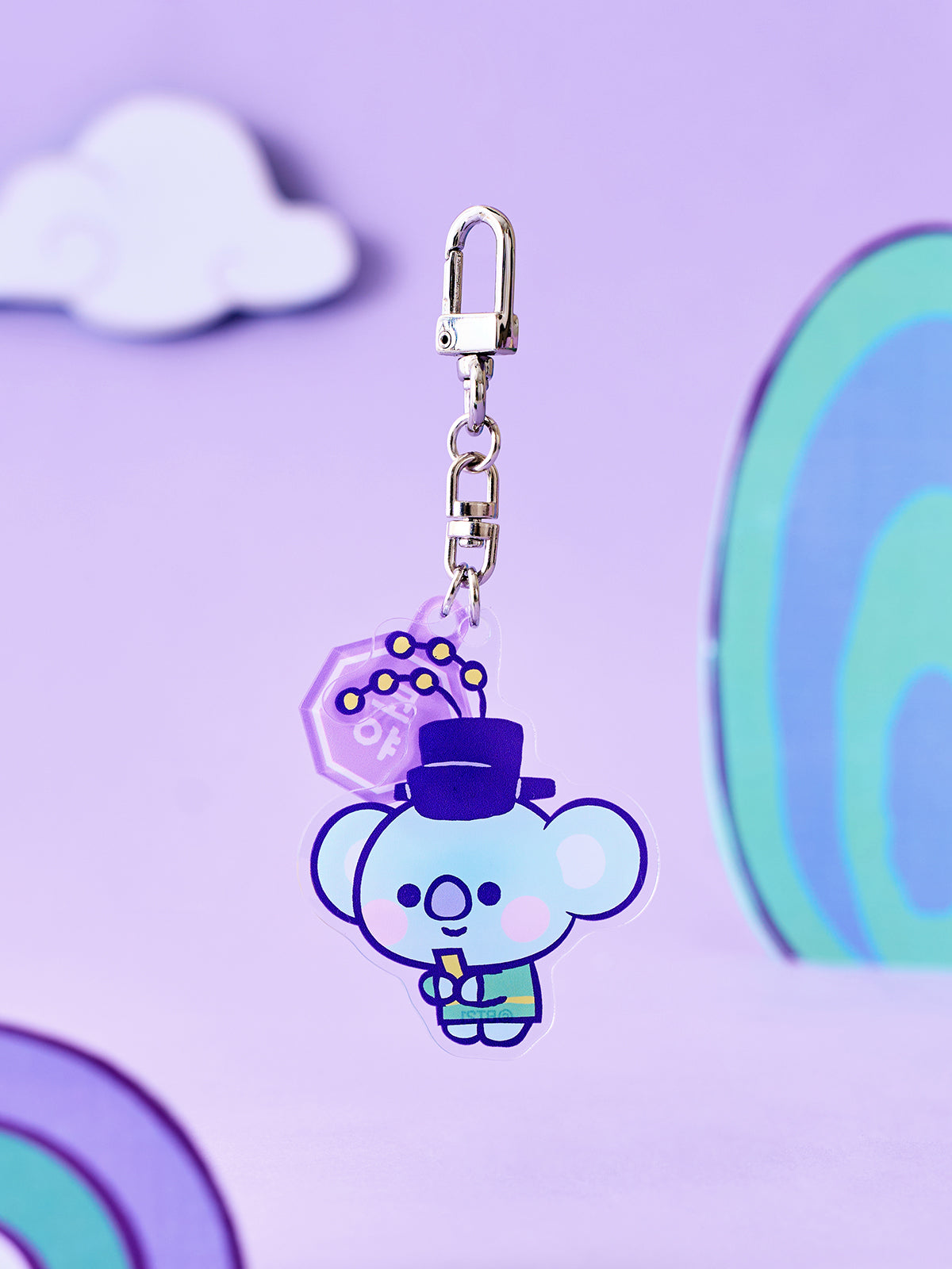 BTS x BT21 Baby Acrylic Keyring K-Edition Ver.2